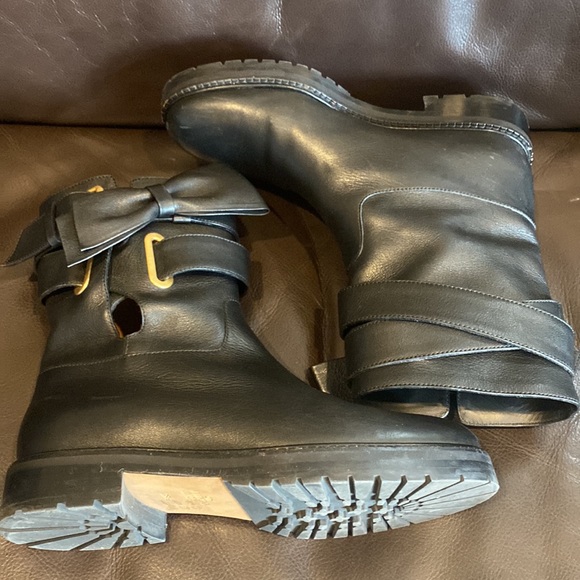 EUC VALENTINO GARAVANI Wrap Bow Boots - Picture 8 of 8